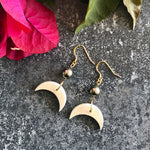 Love Crescent Moon Earrings