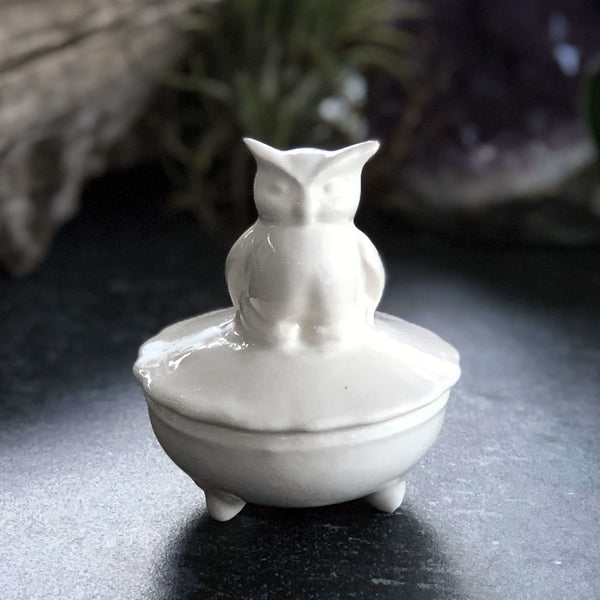 Owl Ceramic Ring Box